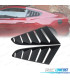 PERSIANA DE VIDRO LATERAL FORD MUSTANG 15-17 PRETO