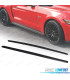 EXTENSÕES DE EMBALADEIRAS FORD MUSTANG 15-17 PRETO