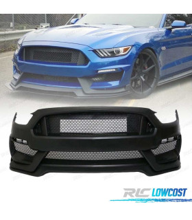 PARA-CHOQUES FRONTAL FORD MUSTANG 15-17 LOOK GT350 PRETO