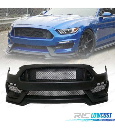 PARA-CHOQUES FRONTAL FORD MUSTANG 15-17 LOOK GT350 PRETO
