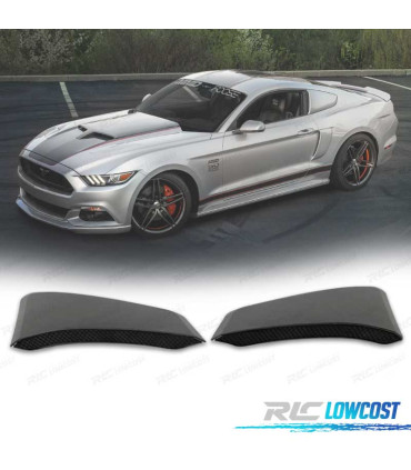 ENTRADAS DE AR ​​LATERAIS FORD MUSTANG LOOK GT 15-19 PRETO