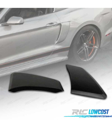ENTRADAS DE AR ​​LATERAIS FORD MUSTANG LOOK GT 15-19 PRETO