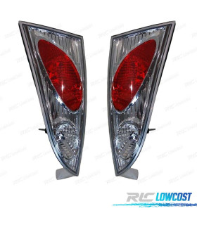 FAROLINS TRASEIROS FORD FOCUS LOOK LEXUS 98 CROMADO