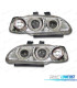 FAROIS HONDA CIVIC 4P 92-95 ANGEL EYES FUNDO CROMADO