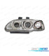 FAROIS HONDA CIVIC 4P 92-95 ANGEL EYES FUNDO CROMADO