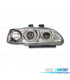 FAROIS HONDA CIVIC 4P 92-95 ANGEL EYES FUNDO CROMADO