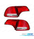 FAROLINS HONDA CIVIC HYBRID 4P 06- LOOK LEXUS LED VERMELHO CROMADO