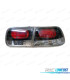 FAROLINS HONDA CIVIC 2P 92-95 LOOK LEXUS FUNDO PRETO