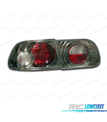 FAROLINS HONDA CIVIC 3P 92-95 LOOK LEXUS FUNDO DOURADO