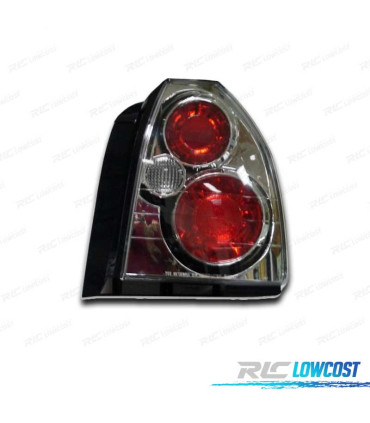 FAROLINS HONDA CIVIC 3P 96- LOOK LEXUS MODEL II FUNDO CROMADO