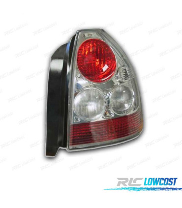 FAROLINS HONDA CIVIC II 3P 96- LOOK LEXUS CROMADO