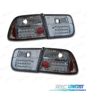 FAROLINS HONDA CIVIC 96- COUPÉ FUNDO CROMADO