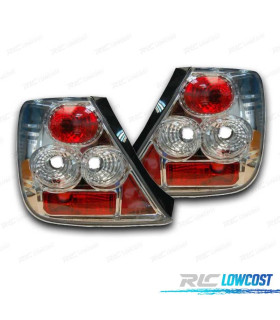 FAROLINS HONDA CIVIC 3P 00- LOOK LEXUS FUNDO CROMADO