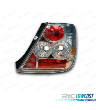 FAROLINS HONDA CIVIC 3P 00- LOOK LEXUS FUNDO CROMADO