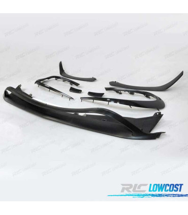 SPOILER LIP FRONTAL MERCEDES CLA W117 LOOK AMG A45 16-PRETO