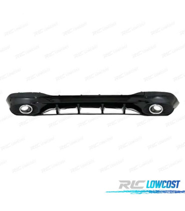 DIFUSOR MERCEDES MERCEDES CLA W118 19- LOOK CLA35 PRETO BRILHANTE