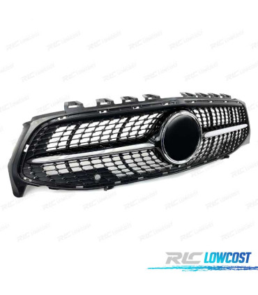 GRELHA FRONTAL MERCEDES W118 CLA 19- LOOK DIAMOND CROMADO