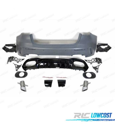 PARA-CHOQUES TRASEIRO MERCEDES W177 18- LOOK AMG A35