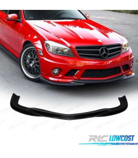SPOILER LIP FRONTAL MERCEDES W204 LOOK AMG C63 07-10 CARBONO