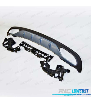 DIFUSOR TRASEIRO MERCEDES W205 COUPÉ AMG 14-18 LOOK C63