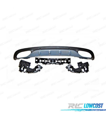 DIFUSOR TRASEIRO MERCEDES W205 COUPÉ AMG 14-18 LOOK C63