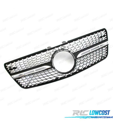 GRELHA FRONTAL W164 LCI 09-12 LOOK DIAMOND PRETO