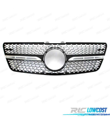 GRELHA FRONTAL W164 LCI 09-12 LOOK DIAMOND PRETO