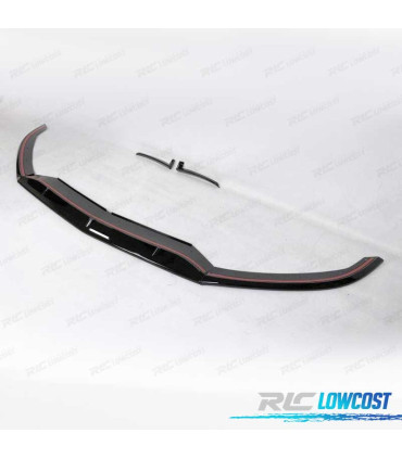 SPOILER LIP FRONTAL MERCEDES W205 SW 19- LOOK C63 PRETO