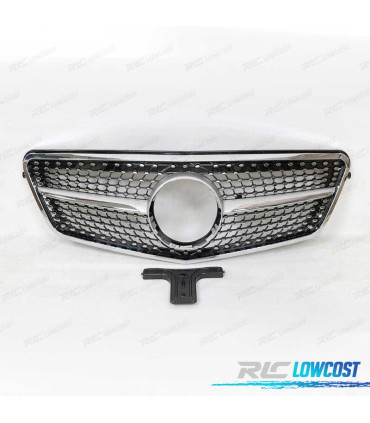 GRELHA MERCEDES CLASE E W212 10-13  LOOK DIAMOND CROMADO