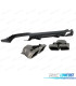 DIFUSOR TRASEIRO MERCEDES W213 LOOK AMG E63 PRETO BRILHANTE