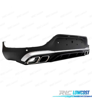 DIFUSOR TRASEIRO MERCEDES GLC C253 COUPÉ 20- PRETO