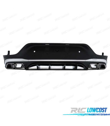 DIFUSOR TRASEIRO MERCEDES GLC C253 COUPÉ 20- PRETO