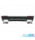 DIFUSOR TRASEIRO MERCEDES X253 LOOK AMG GLC63 15-18 PRETO