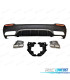 DIFUSOR TRASEIRO MERCEDES X253 LOOK AMG GLC63 15-18 PRETO