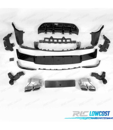 DIFUSOR TRASEIRO MERCEDES X253 GLC LOOK AMG GLC63 19-