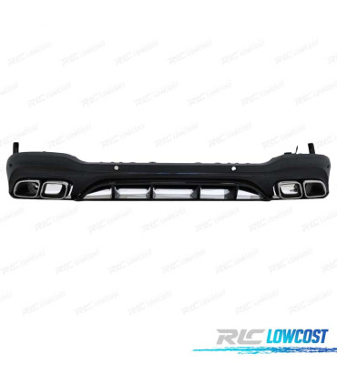 DIFUSOR TRASEIRO MERCEDES X253 GLC LOOK AMG GLC63 19-