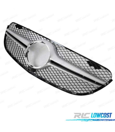GRELHA DIANTEIRA MERCEDES GLC X253 LOOK SPORT 15-18 FOND PRETO CROMADO