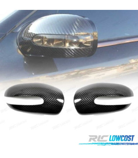 CAPAS DE ESPELHOS RETROVISORES MERCEDES W211 CARBONO