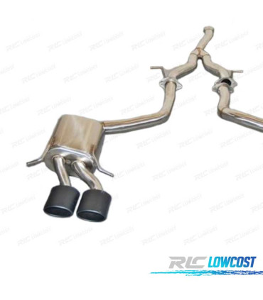 LINHA DE ESCAPE MERCEDES W204 C200 07-13 PRETO