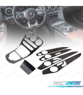 FRISOS INTERIORES DECORATIVOS PARA MERCEDES W205 14-18 CARBONO