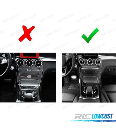 FRISOS INTERIORES DECORATIVOS PARA MERCEDES W205 14-18 CARBONO