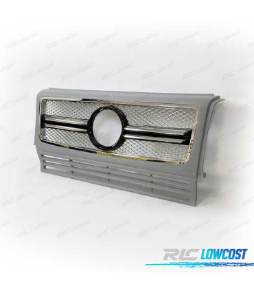 GRELHA FRONTAL MERCEDES W463 89-12 CINZA