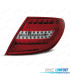 FAROLINS LED MERCEDES CLASSE C W204 07-11 LOOK CARDNA VERMELHO