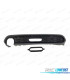DIFUSOR TRASEIRO MINI COOPER F55 F56 LOOK JCW PRETO
