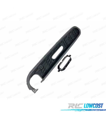 DIFUSOR TRASEIRO MINI COOPER F55 F56 LOOK JCW PRETO