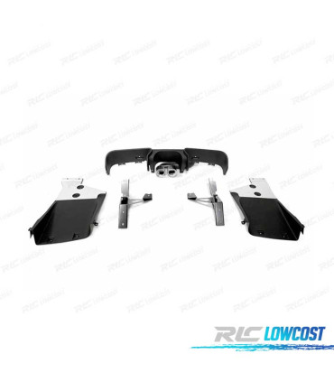 DIFUSOR TRASEIRO MINI COOPER R56 JCW LOOK GT 07-13 PRETO