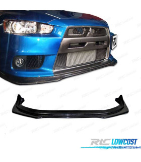 SPOILER LIP FRONTAL MITSUBISHI EVO X 08-11 CARBONO