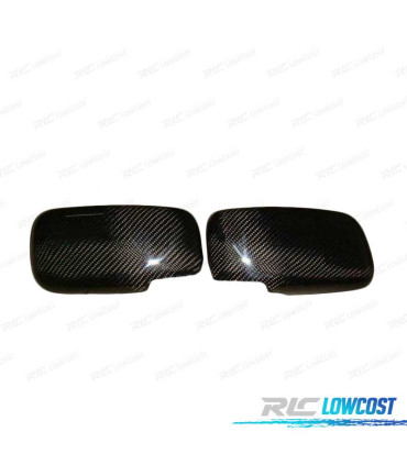 CAPAS DE ESPELHOS RETROVISORES MITSUBISHI EVO VII VIII IX 02-08 CARBONO
