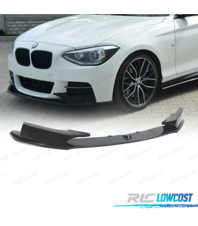 SPOILER LIP FRONTAL BMW F20 F21 11-15 LOOK M PERFORMANCE PRETO MATE