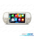 AUTO RÁDIO GPS ANDROID 12 PARA FIAT 500 07-15 BRANCO